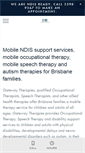 Mobile Screenshot of gatewaytherapies.com.au